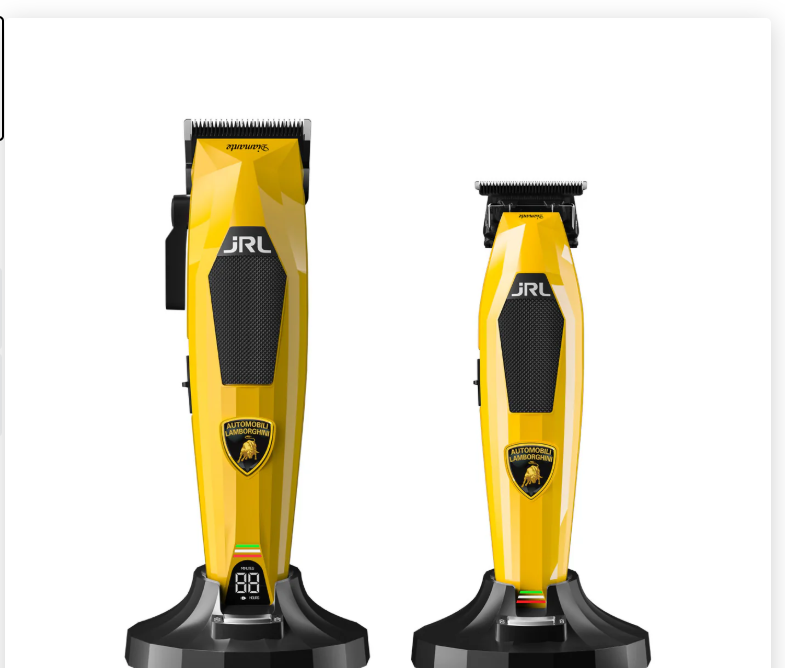 JRL Lamborghini Diamante Yellow Clipper and Trimmer Combo