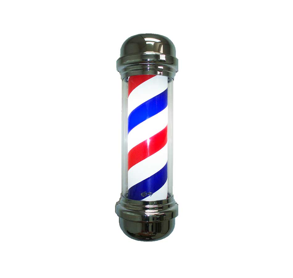 barber pole red white