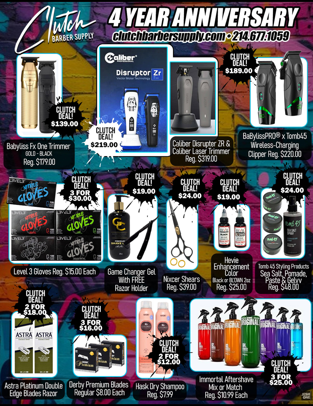 4 Year Anniversary Sale