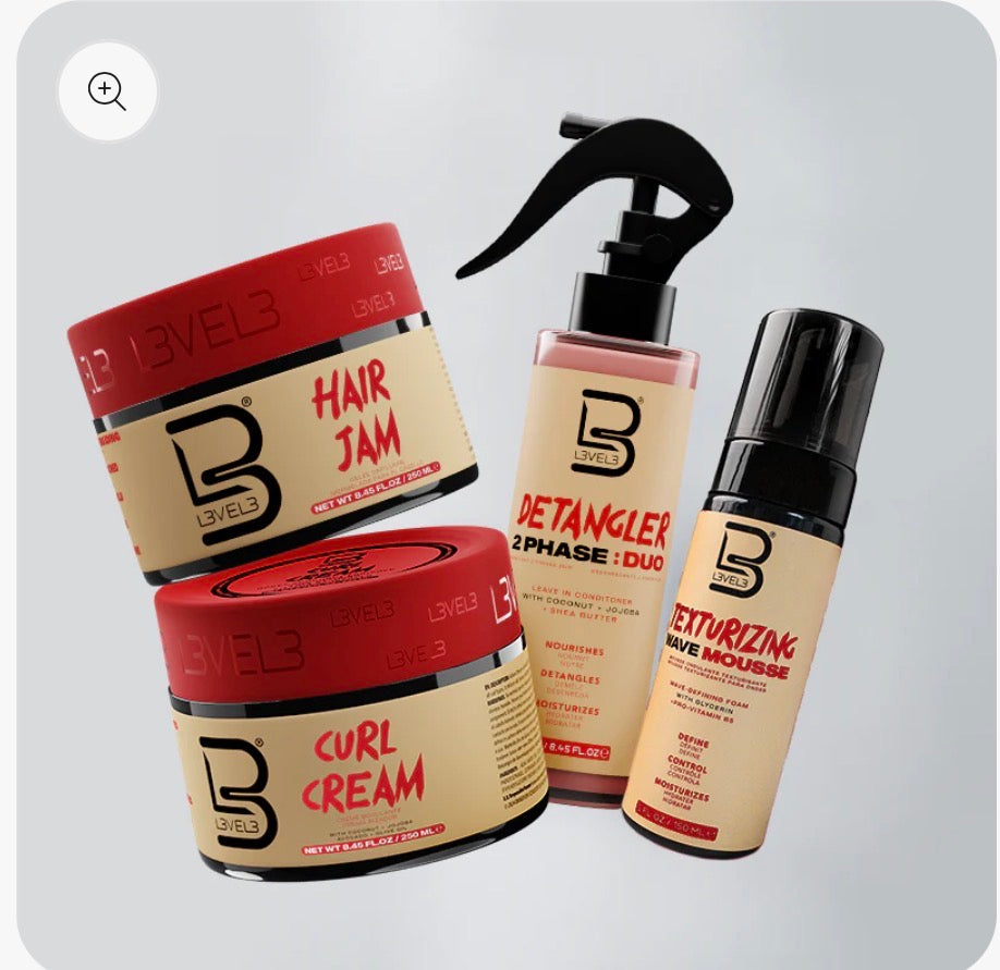 Feb 2026 Deal Level 3 Curl Cream/Detangler/Texturize Mousse