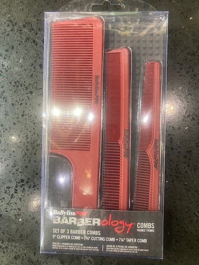 Babyliss Pro Barberology Set of 3 Barber Combs