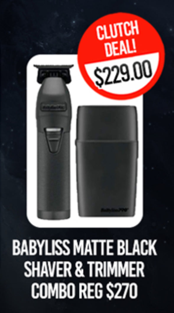 Black Friday Nov 2024 Deal Babyliss Black Trimmer Shaver combo