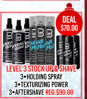 Christmas Clutch Deal Level 3 Stock Up and Shave