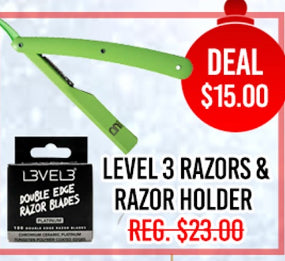 Christmas Clutch Deal Level 3 Blades and Razor Holder