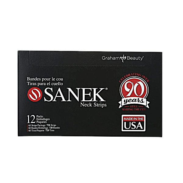 Sanek Display Neck Strips, 60 Count, Pack of 12