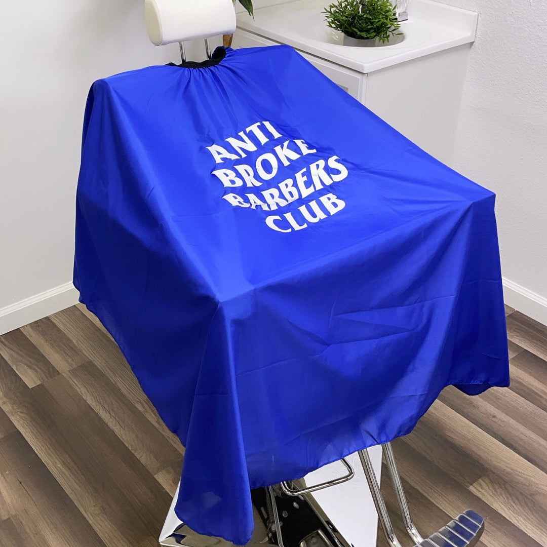 Classic Logo Barber Cape - Royal