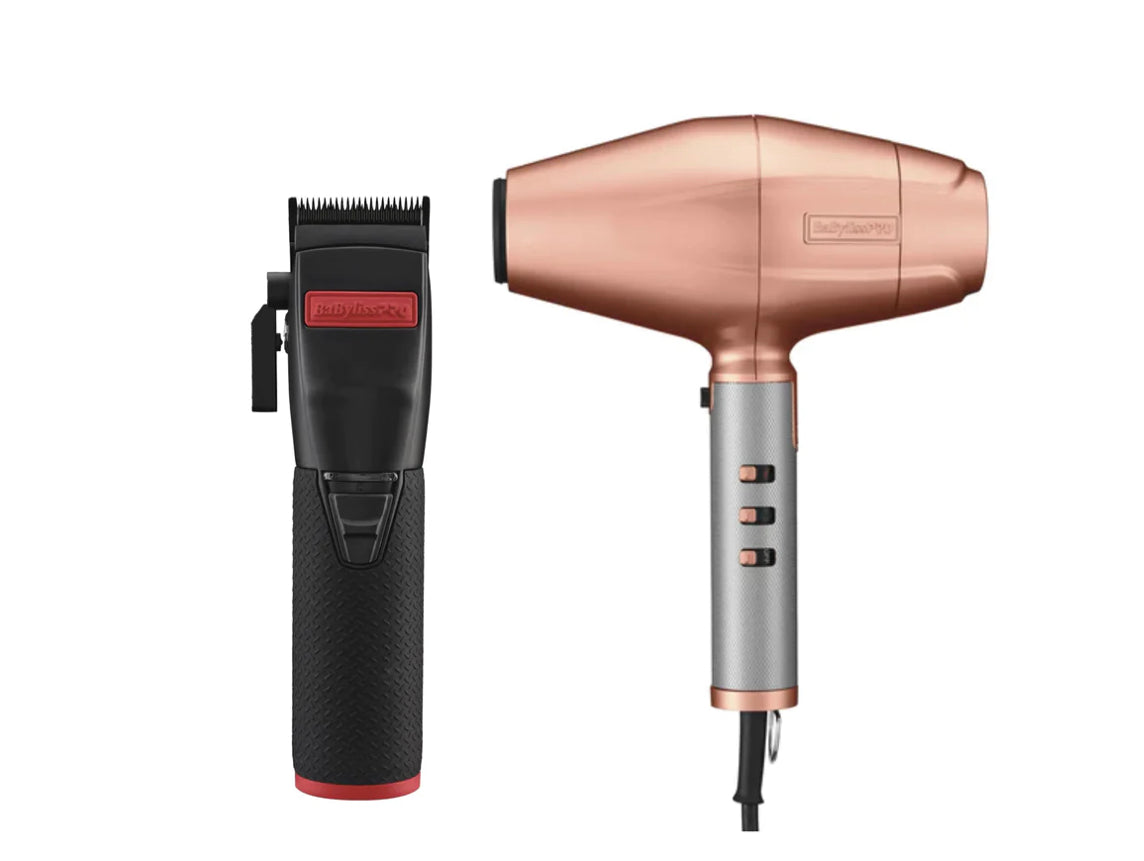 July 2023 Special Babyliss Influencer clipper & Babyliss Rose Gold blow dryer