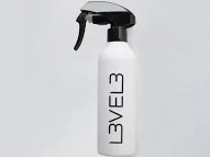 Level 3 spray bottle white