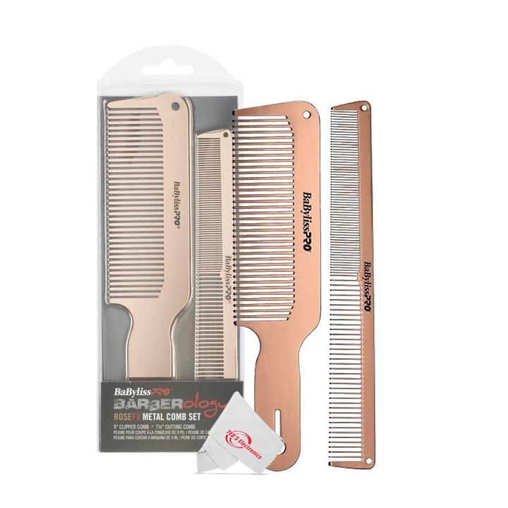 BaBylissPRO® Barberology MetalFX Rose Gold  Comb Set