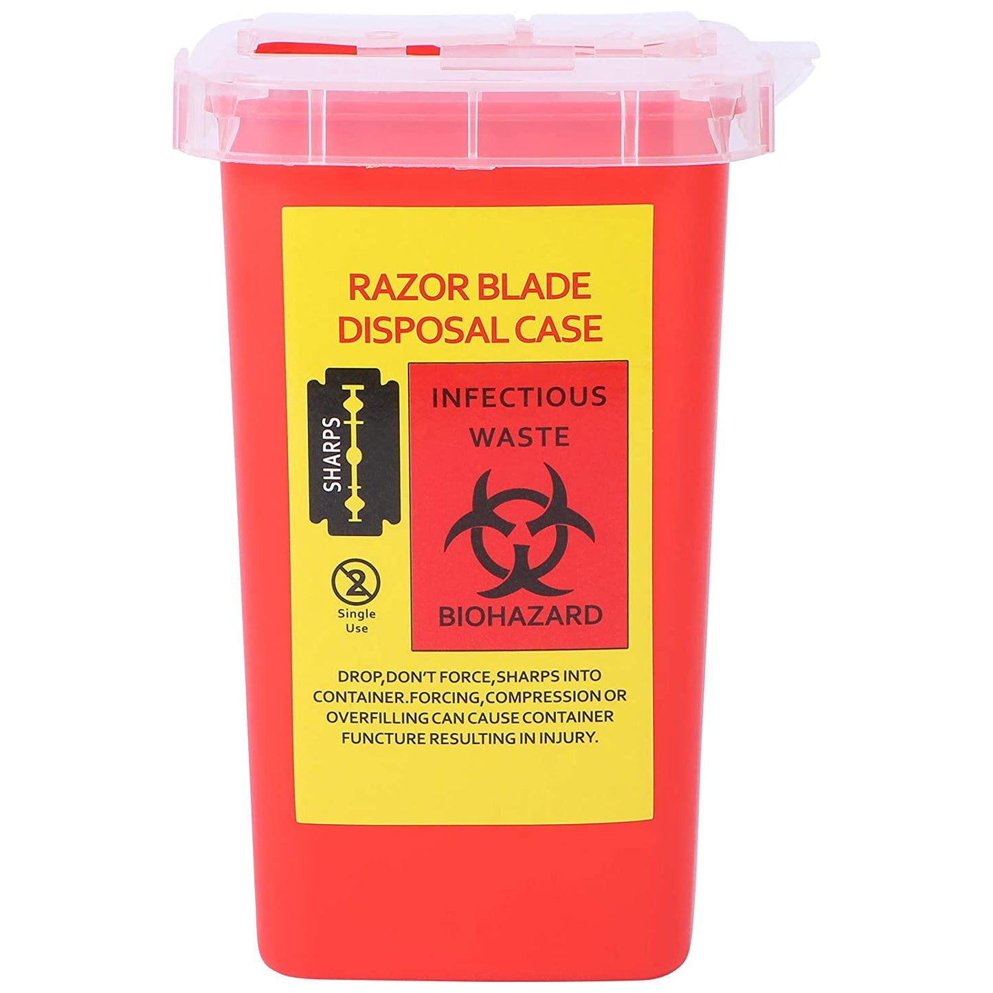 Used Razor blades disposal Sharps container