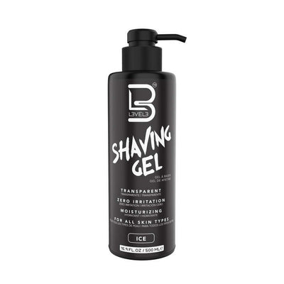 L3vel3 Shaving Gel with pump lid - 500 ML