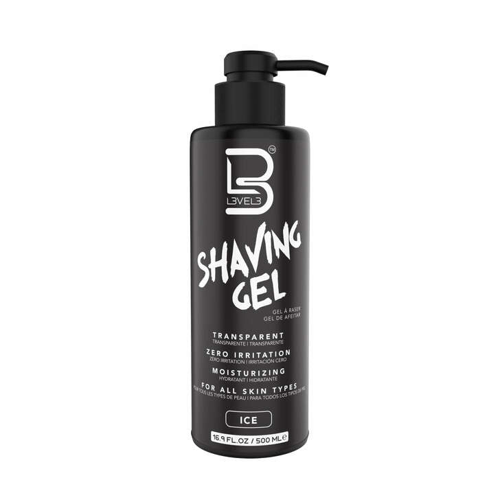 L3vel3 Shaving Gel with pump lid - 500 ML