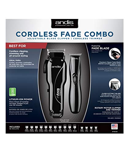 Andis Professional Cordless Fade Combo Envy