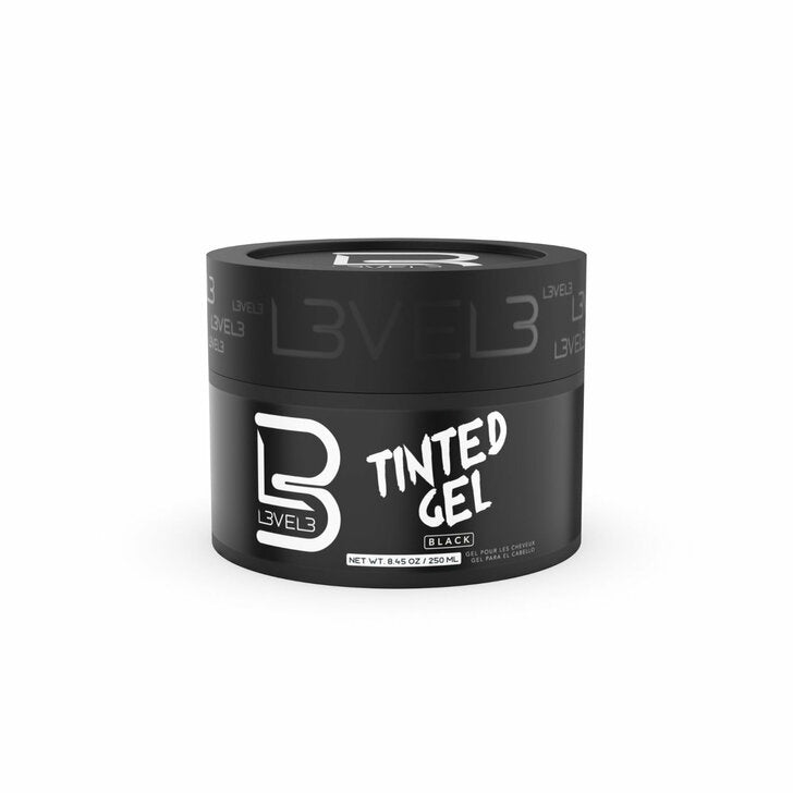 L3vel3 TINTED HAIR GEL - BLACK COLOR